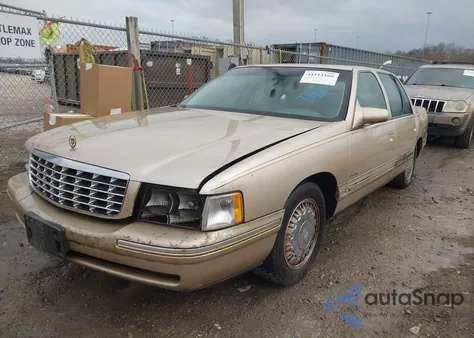 1998 Cadillac Deville D'elegance z USA, uszkodzony, nr VIN 1G6KE54Y2WU788548